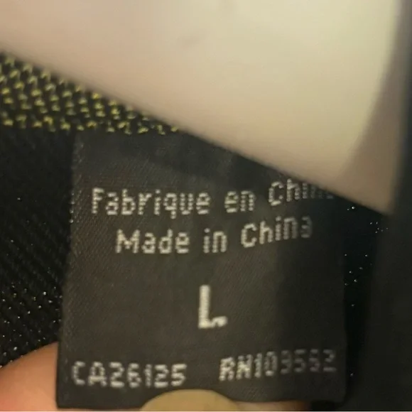 AUREUS Striped Black and Olive Men's Golf Polo Shirt - Picture 5 of 5